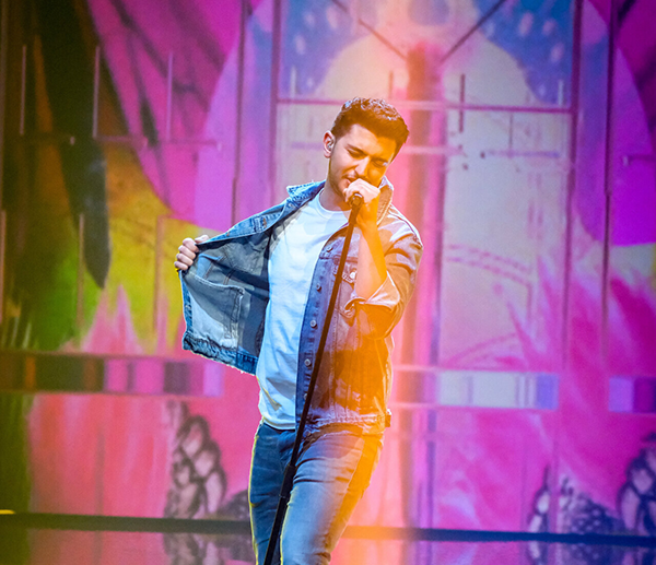 Marco Spiegl auf Starmania Bühne