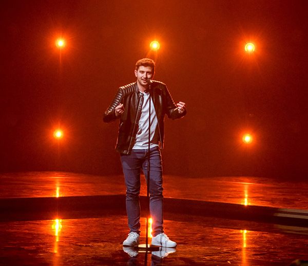 Marco Spiegl auf Starmania Bühne